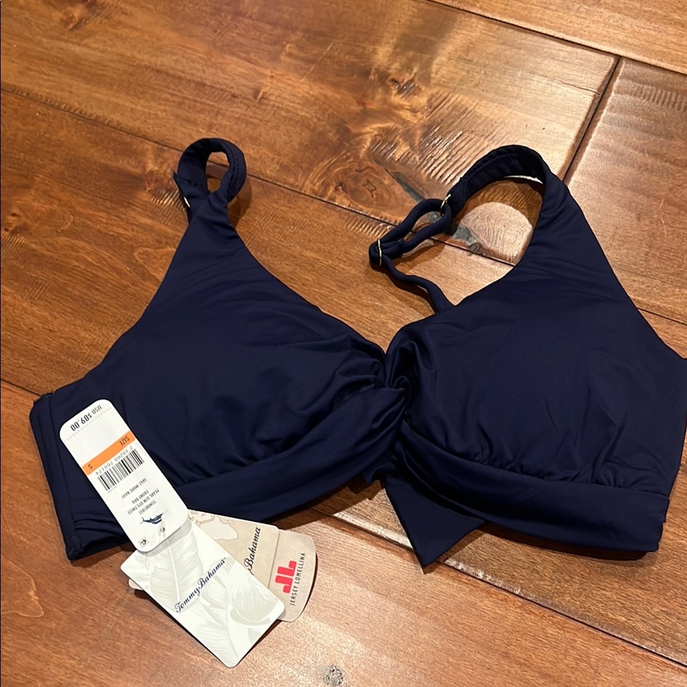 Tommy Bahama Dark Blue Bikini Top